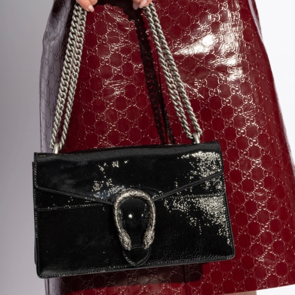 GUCCI Dionysus small patent leather shoulder bag - Picture 2 of 5